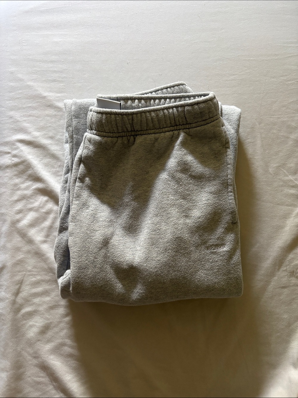 Aritzia Light Gray Sweatfleece joggers - mega fit